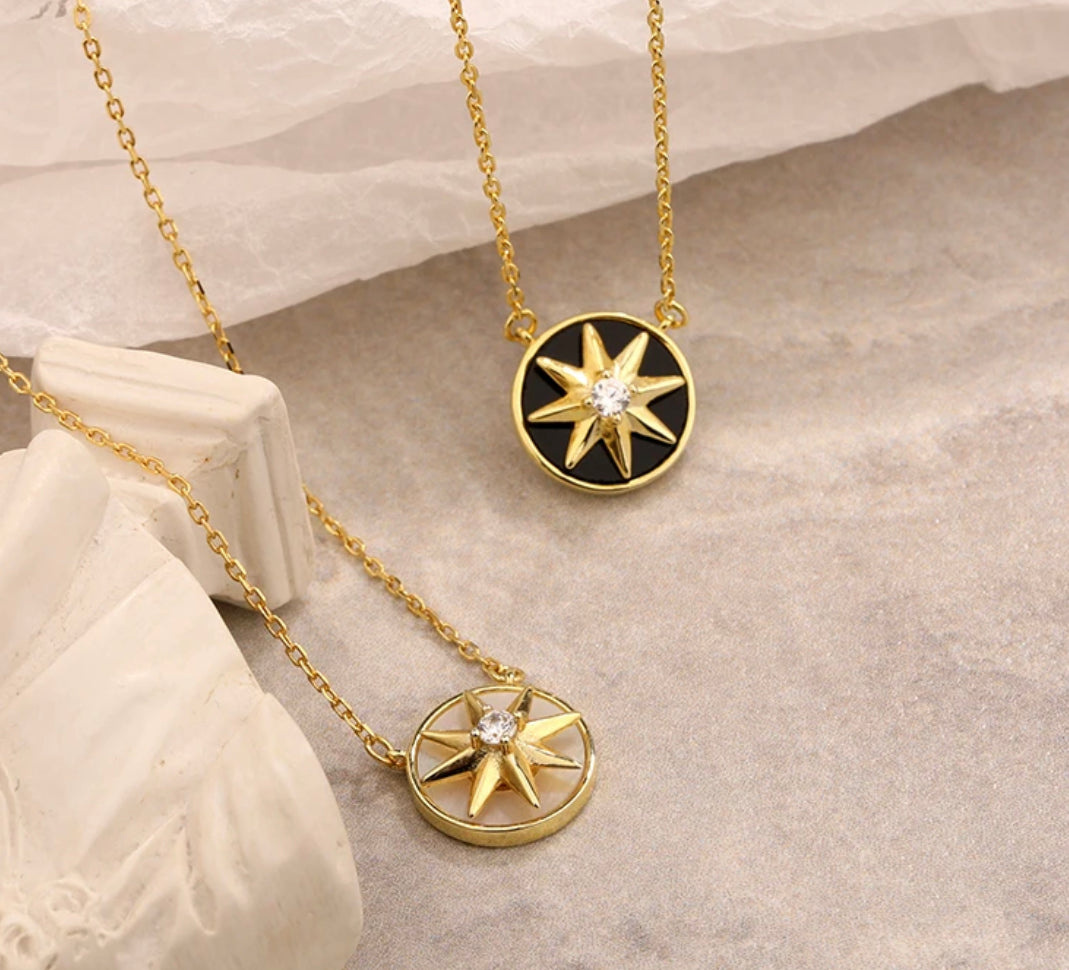 
                  
                    Boho & Mala Star 18k Gold Plated Necklace
                  
                