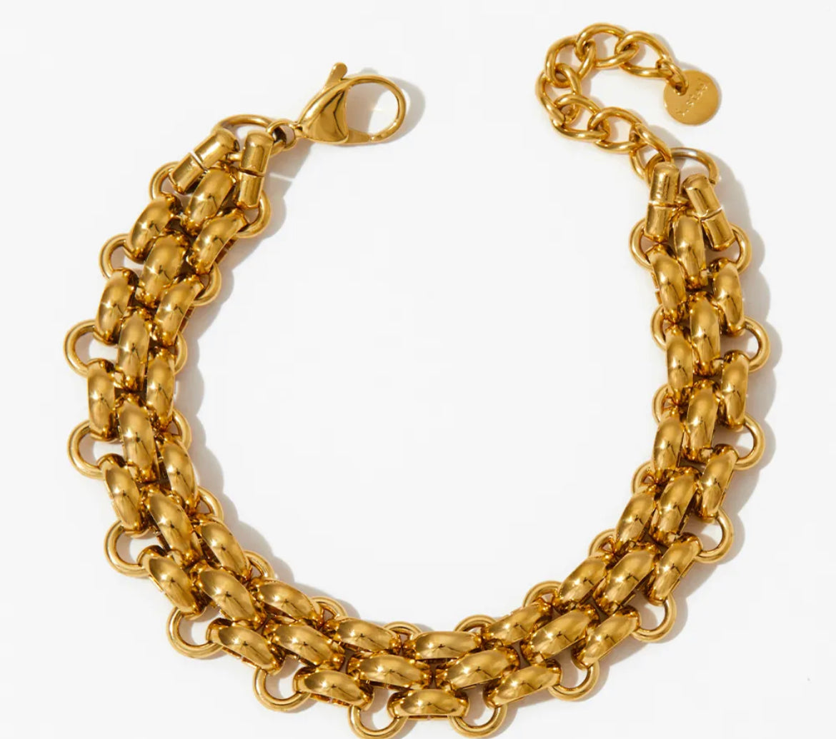 
                  
                    Boho & Mala Gold Plated / Stainless Steel Bracelet
                  
                
