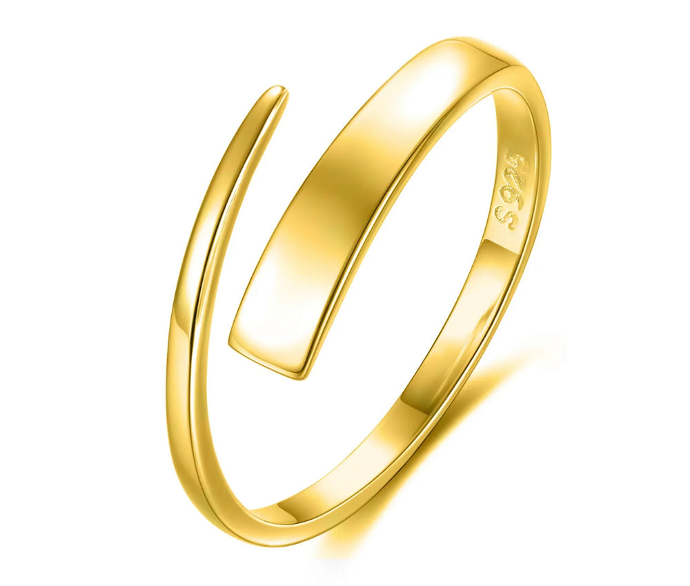Boho & Mala 18k Gold Ring (adjustable)