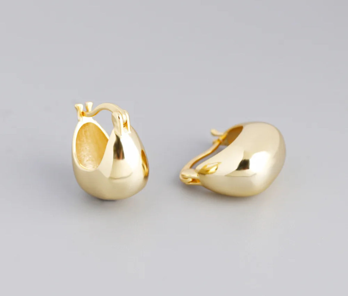 
                  
                    Boho & Mala 18k Gold Plated Hoop Earrings
                  
                