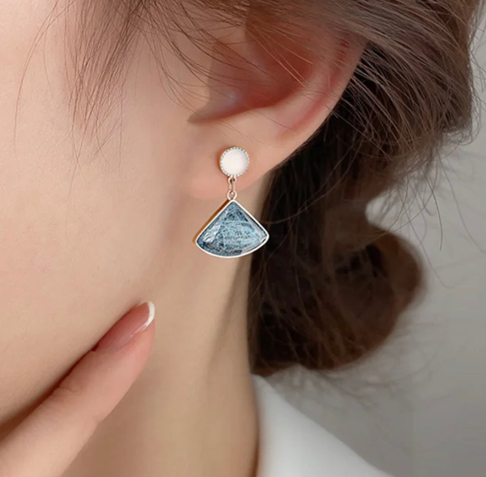 
                  
                    Boho & Mala Blue Stone Sterling Silver Stud Earrings
                  
                