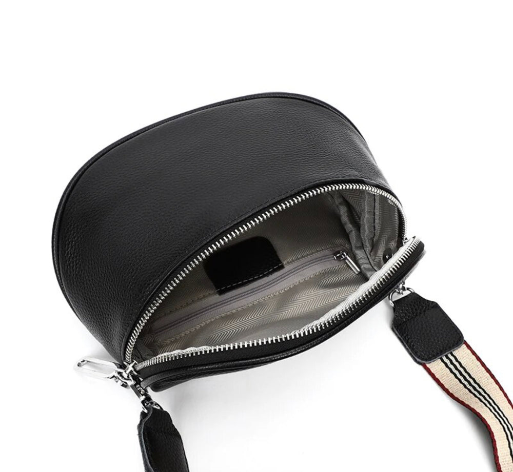 
                  
                    Boho & Mala Crossbody Leather Bag- Black B1023
                  
                