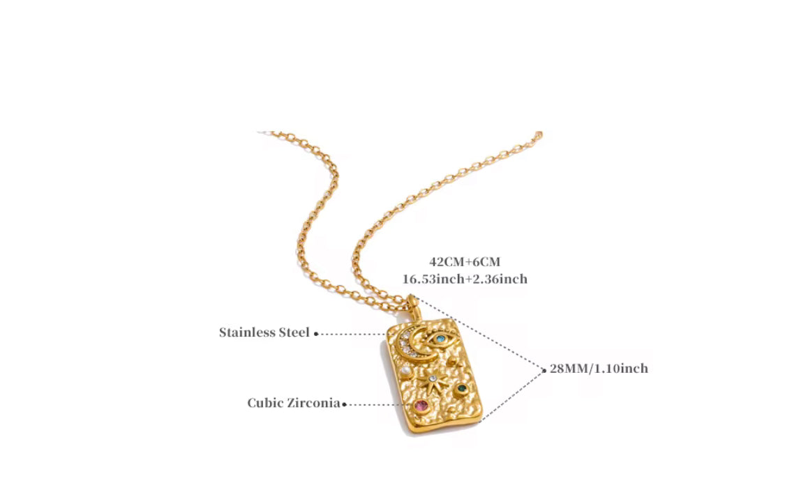 
                  
                    Charm Gold Plated Stainless Steel Waterproof & Tarnish-Free Necklaces- Boho Jewellery For Everyday Wear
                  
                