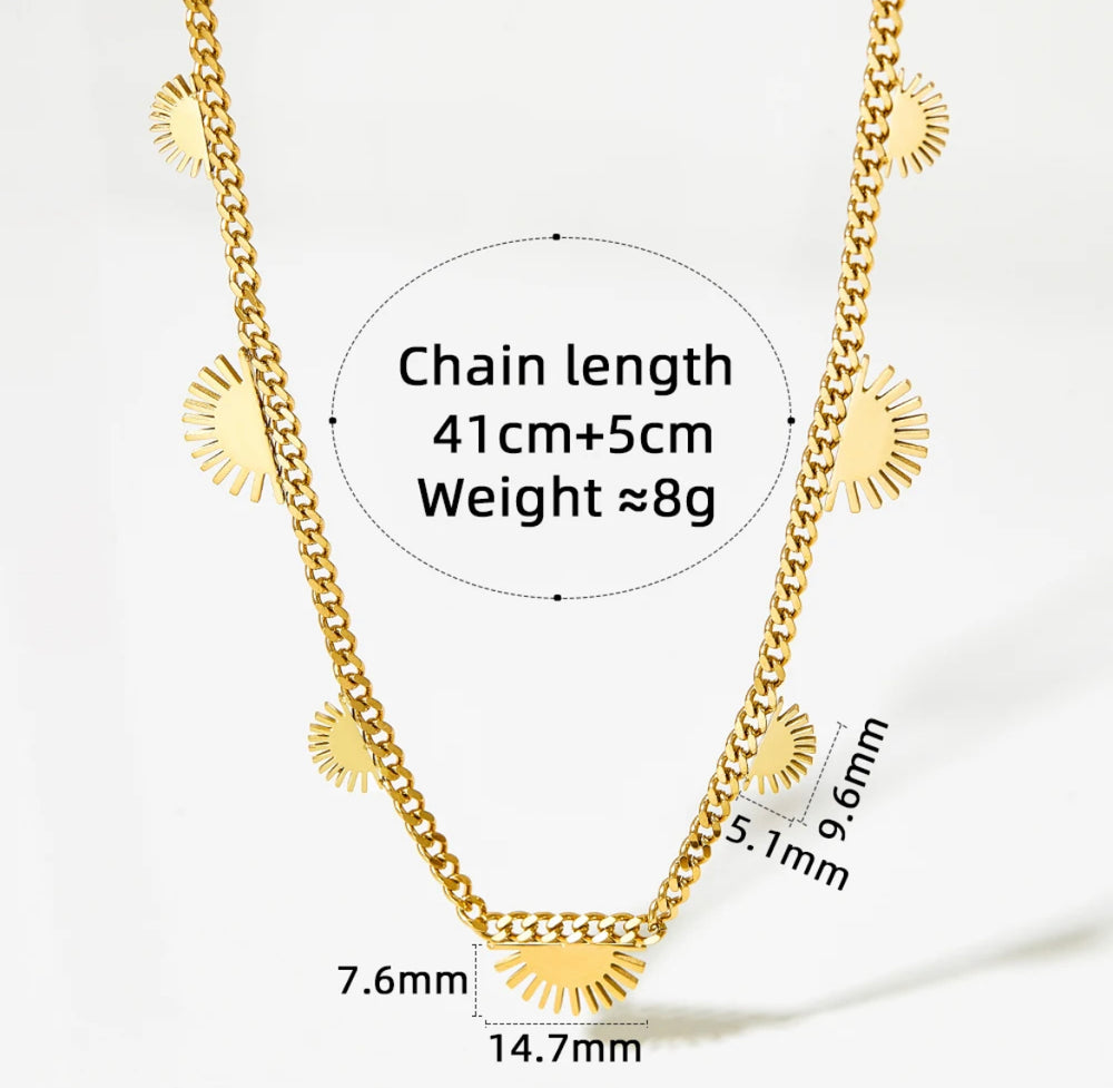 
                  
                    Boho & Mala Stainless Steel Pendant Necklace
                  
                