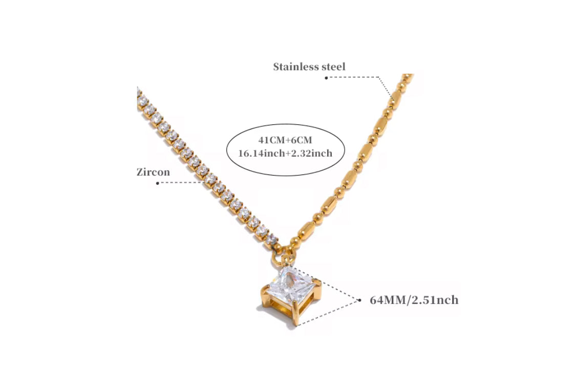 
                  
                    Gold Plated Stainless Steel Waterproof & Tarnish-Free Necklaces- Boho Jewellery For Everyday Wear
                  
                