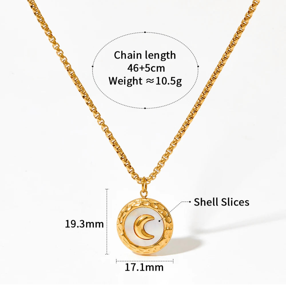 
                  
                    Boho & Mala Stainless Steel Pendant Necklace
                  
                