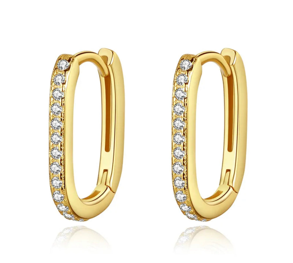 
                  
                    Boho & Mala Huggies 18k Gold Plated Hoop Earrings
                  
                