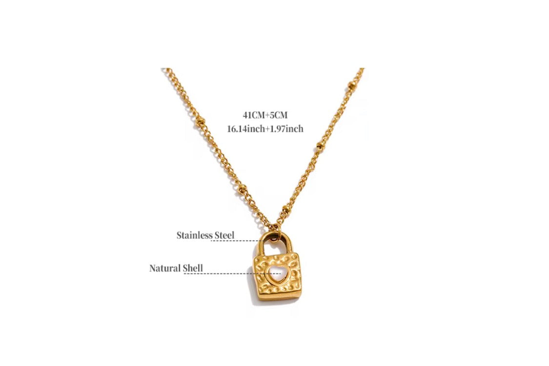 
                  
                    Heart Lock Necklace
                  
                