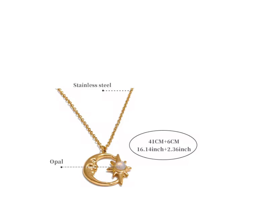 
                  
                    Gold Plated Stainless Steel Waterproof & Tarnish-Free Necklaces- Boho Jewellery For Everyday Wear
                  
                