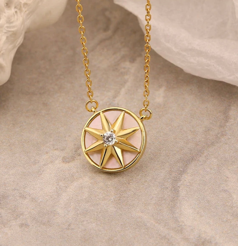 
                  
                    Boho & Mala Star 18k Gold Plated Necklace
                  
                