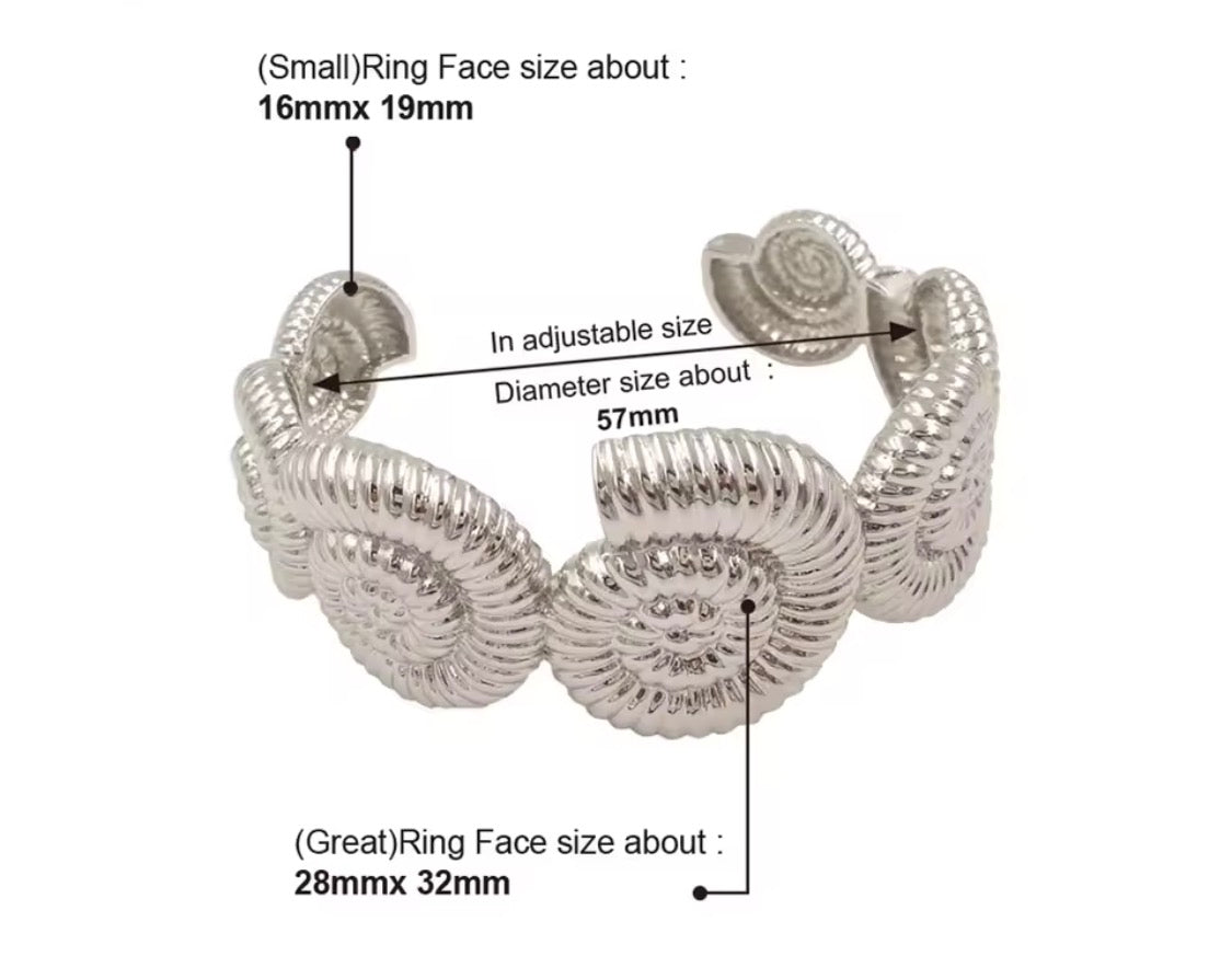 
                  
                    Nautila Statement Cuff
                  
                