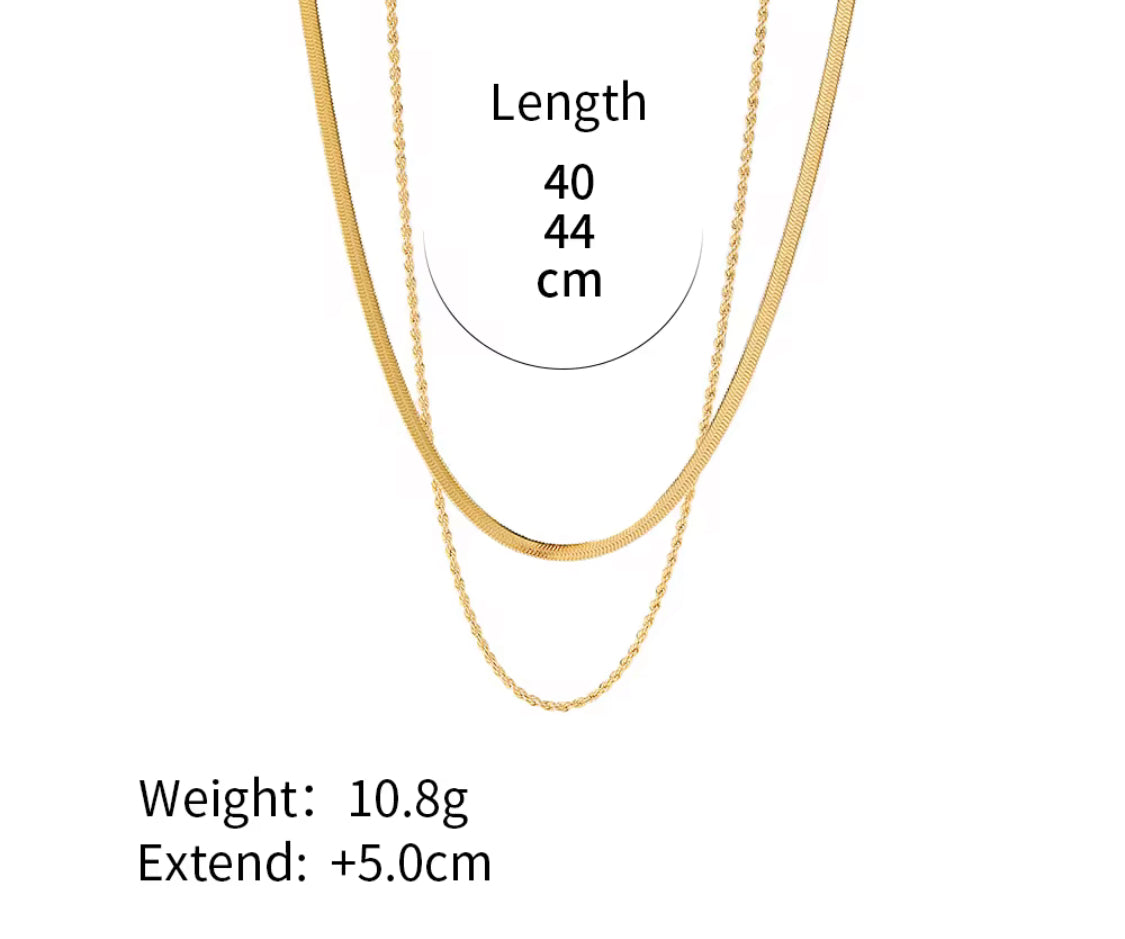 
                  
                    Multi Layer Gold Plated Stainless Steel Waterproof & Tarnish-Free Necklaces- Boho Jewellery For Everyday Wear
                  
                