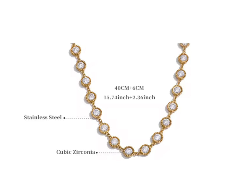 
                  
                    Gold Plated Stainless Steel Waterproof & Tarnish-Free Necklaces- Boho Jewellery For Everyday Wear
                  
                