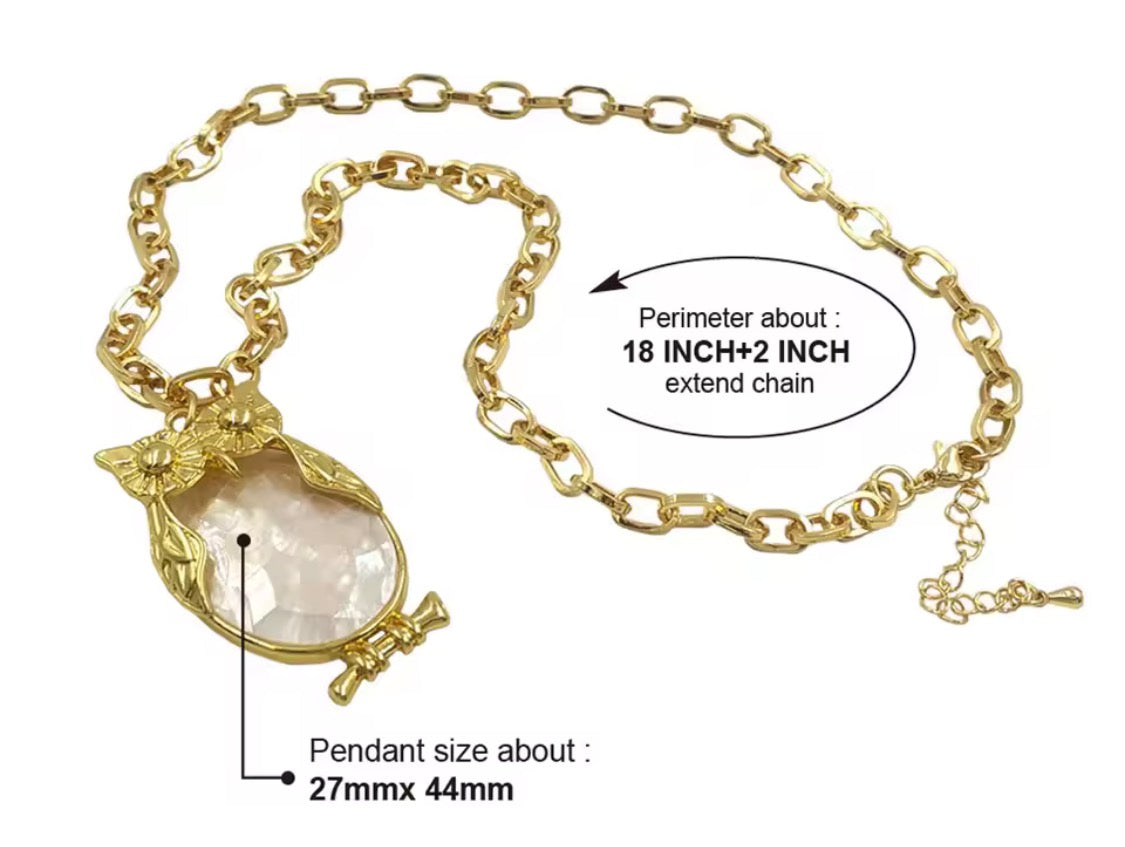 
                  
                    Athena Owl Necklace
                  
                