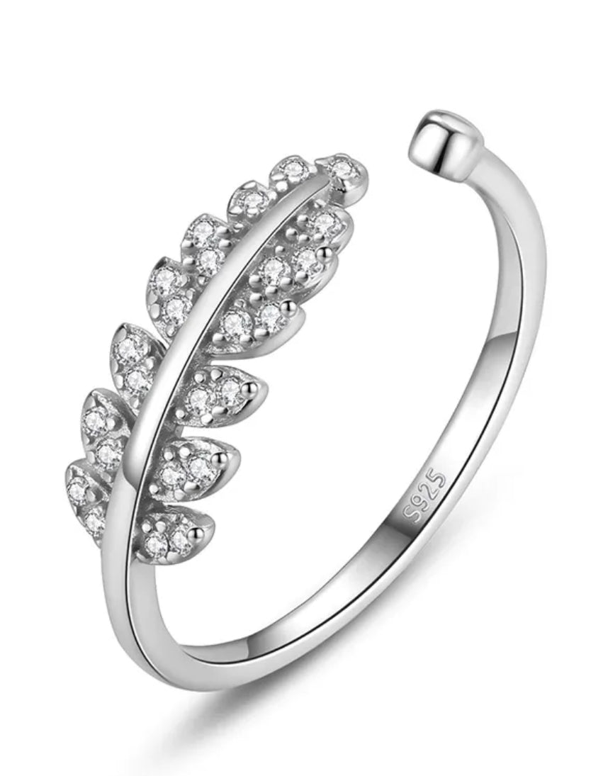 Boho & Mala Sterling Silver Ring (adjustable)