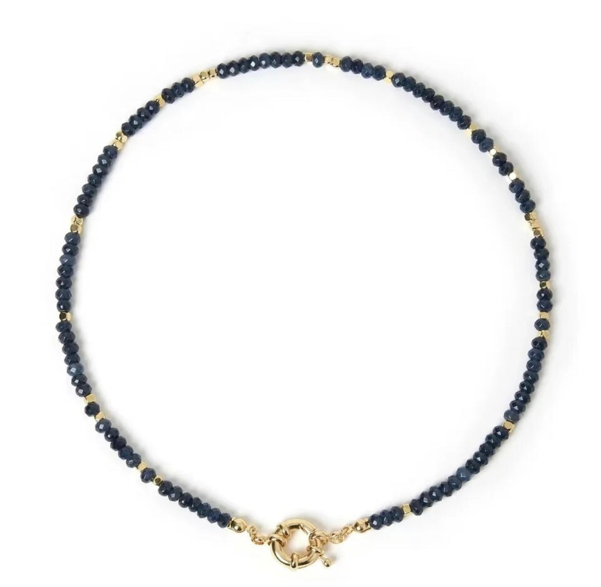 
                  
                    Boho & Mala Blue Mini Gemstone Beaded Necklace
                  
                