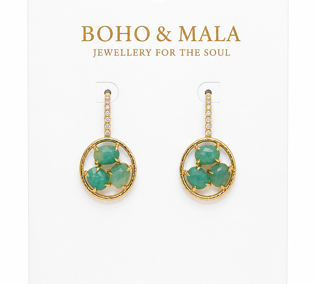 
                  
                    Amazonite Zahara Earrings
                  
                