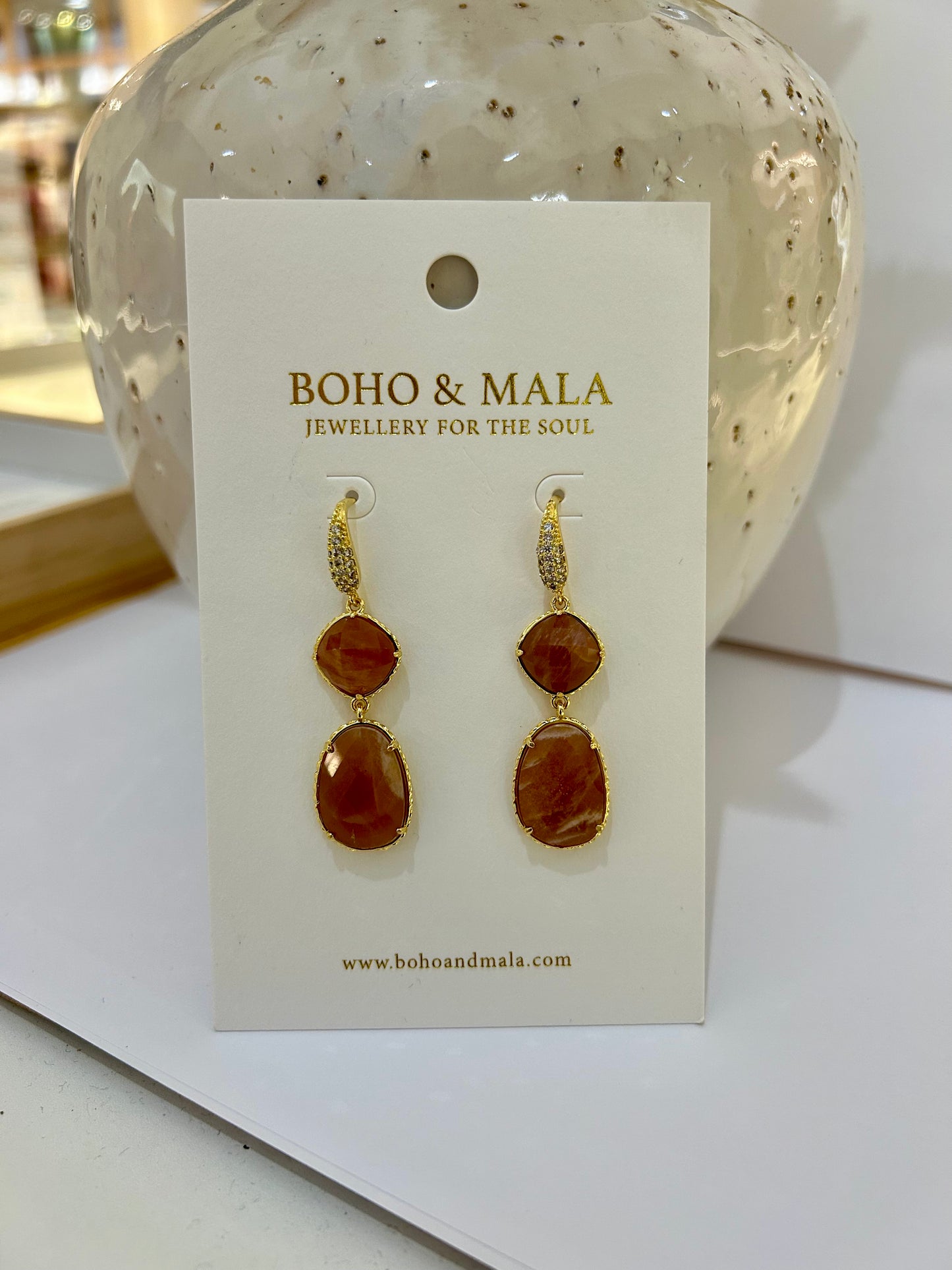 
                  
                    Sunstone Amara Earrings
                  
                