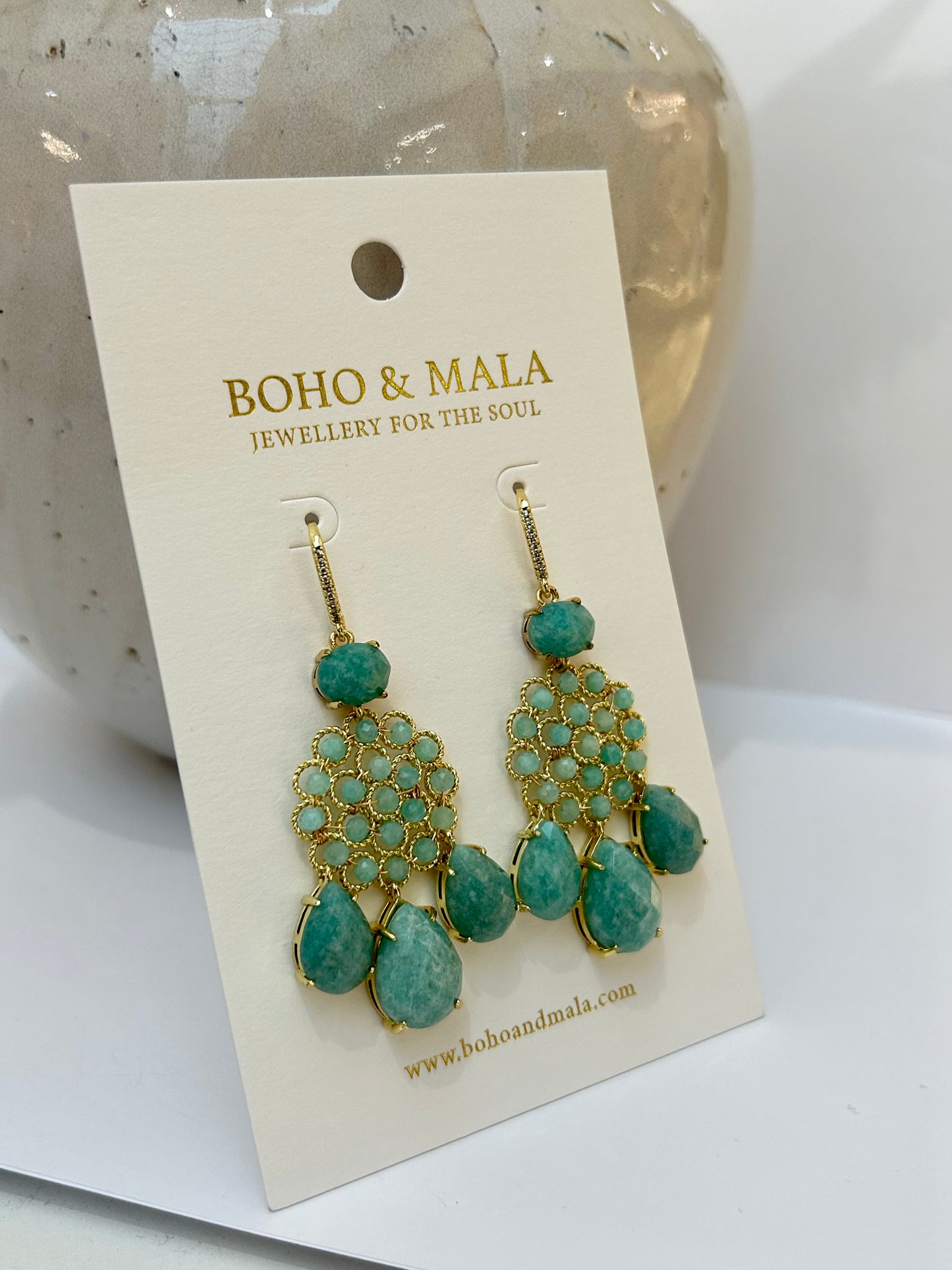 
                  
                    Amazonite Soleya Earrings
                  
                