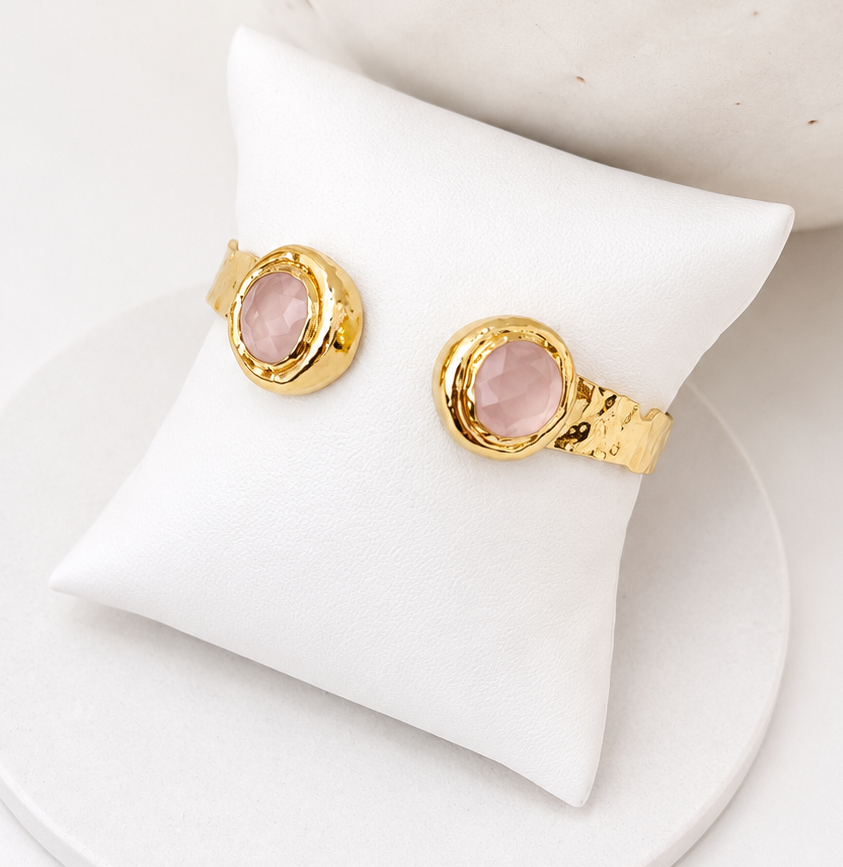 
                  
                    Rose Quartz Isla Cuff Bracelet
                  
                