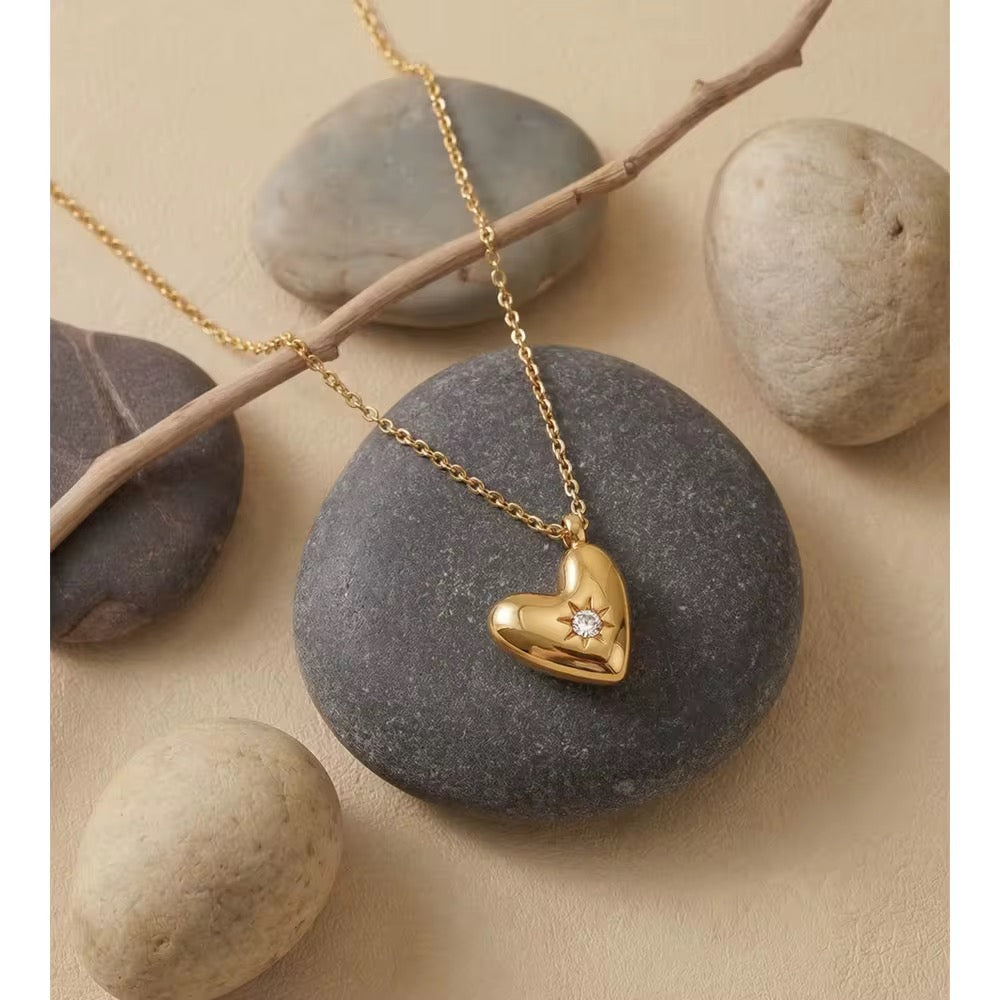 
                  
                    Golden Heart Star Necklace
                  
                