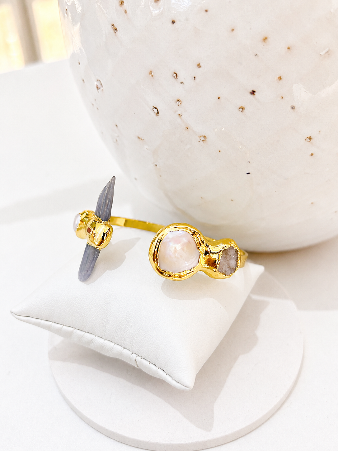 
                  
                    Calypso Mixed Stone & Fresh Water Pearl Cuff
                  
                
