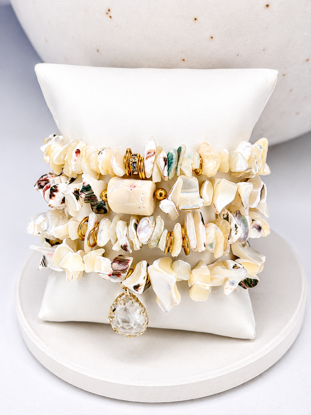 
                  
                    Beachcomber Stone Mix Elastic Bracelet Stackable Set
                  
                