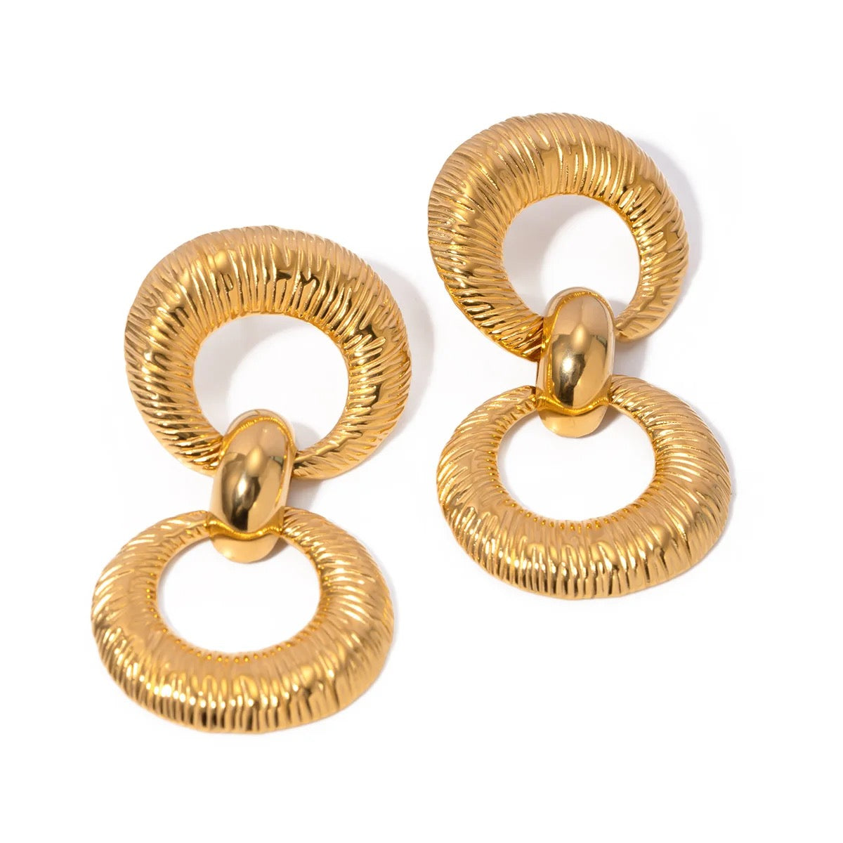 
                  
                    Boho & Mala Stainless Steel Gold Plated Stud Earrings
                  
                