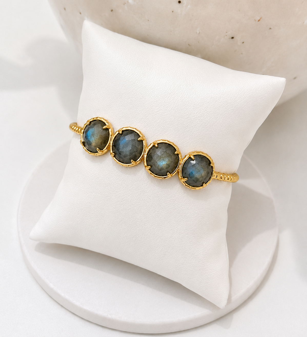 
                  
                    Labradorite Laguna Cuff Bracelet
                  
                