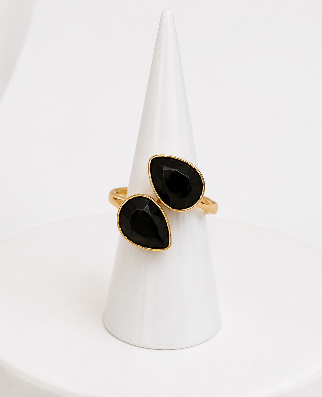 
                  
                    Esme Black Onyx Adjustable Ring
                  
                