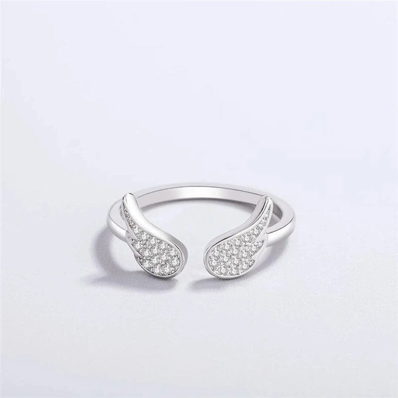 
                  
                    Boho & Mala Angel Wings Sterling Silver Ring (adjustable)
                  
                