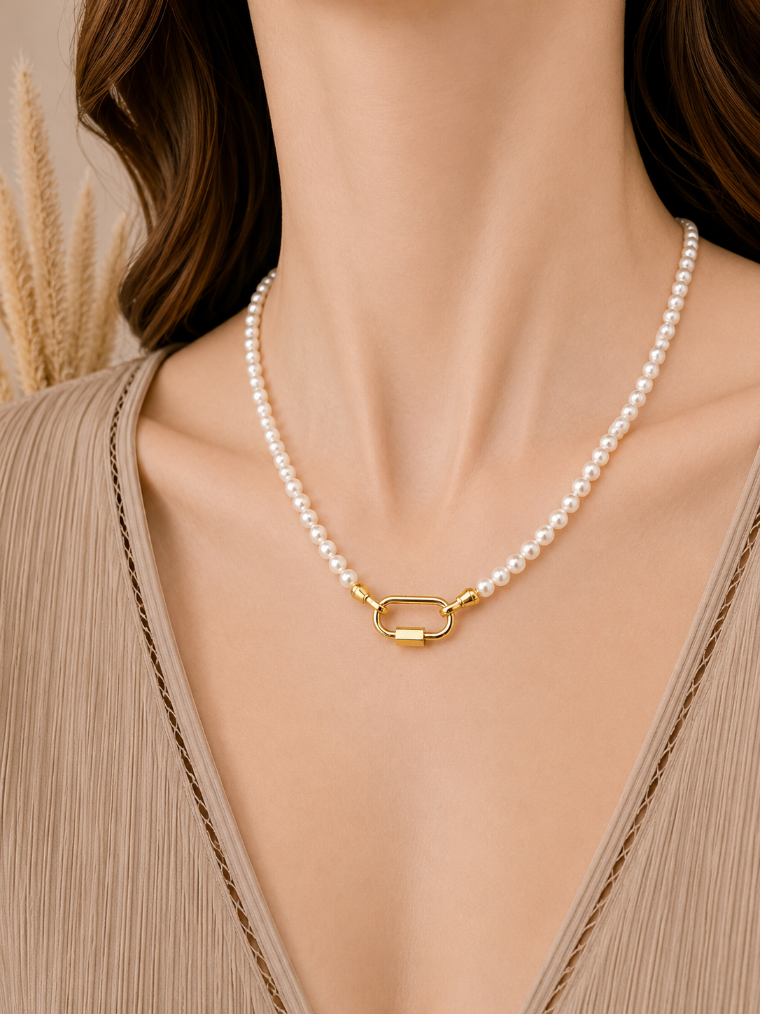 
                  
                    Alina Pearl Necklace
                  
                