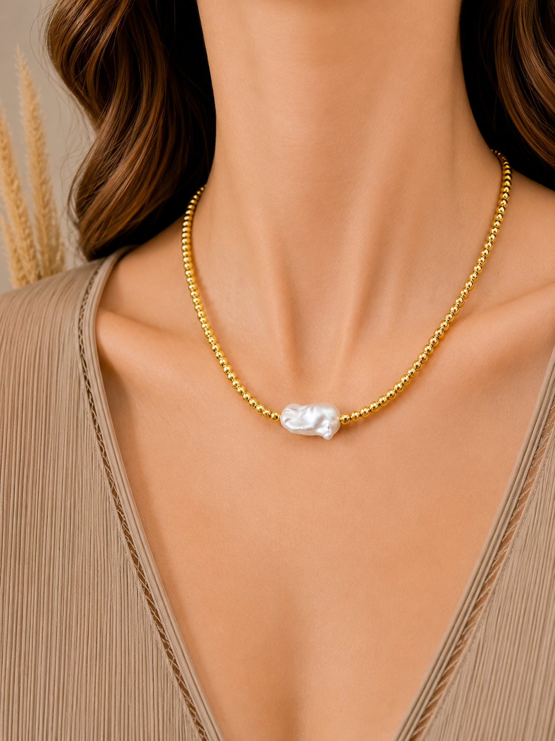 
                  
                    Maris Pearl Necklace
                  
                