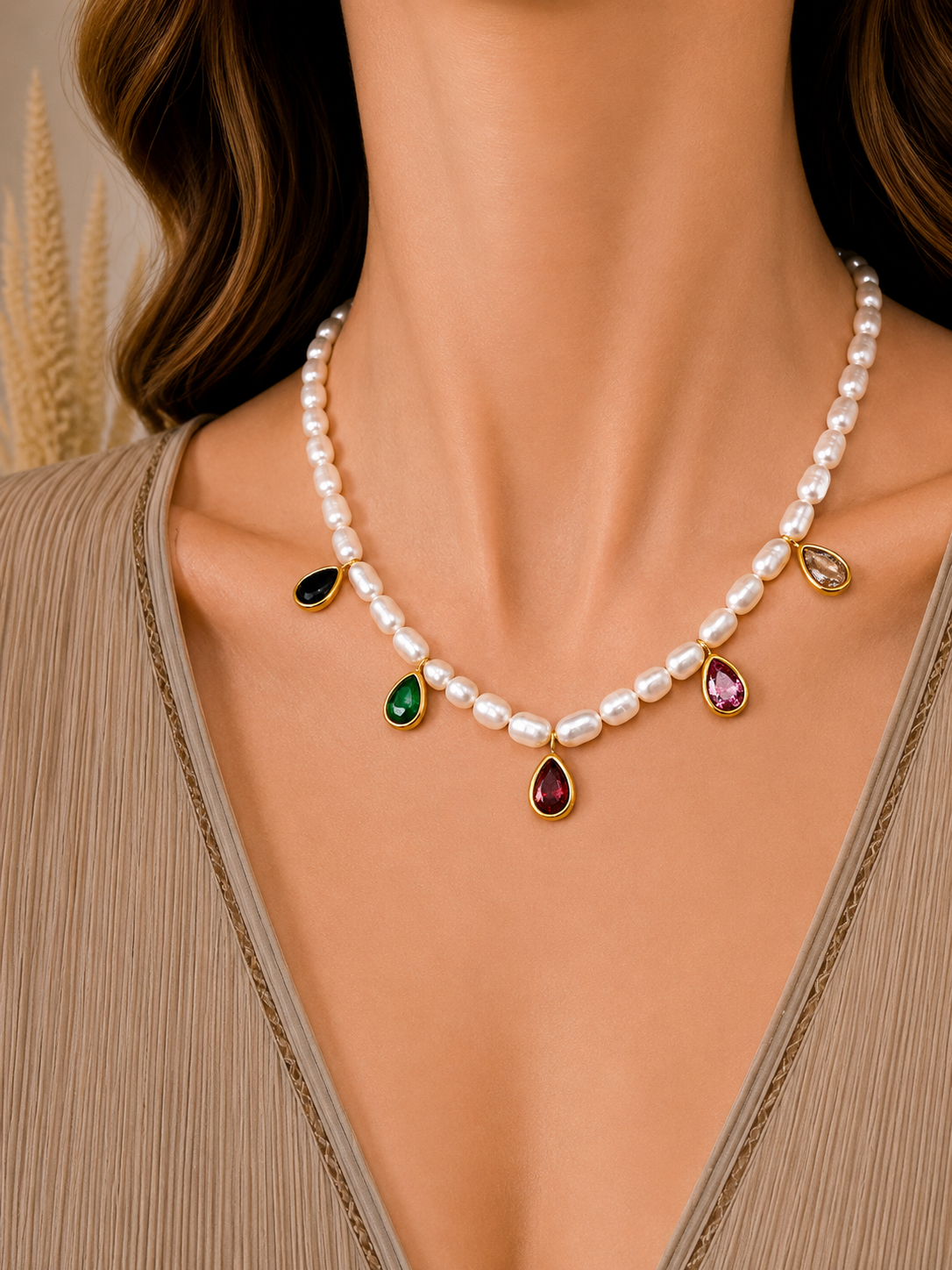 
                  
                    Celeste Freshwater Pearl Necklace
                  
                