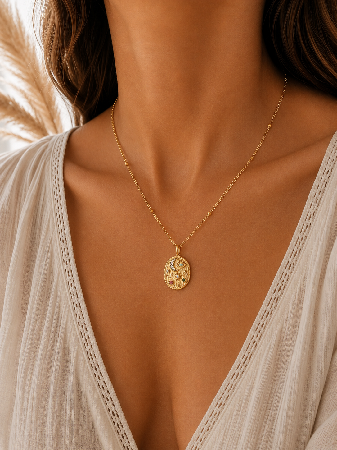 
                  
                    Celestial Amulet Waterproof Necklace
                  
                