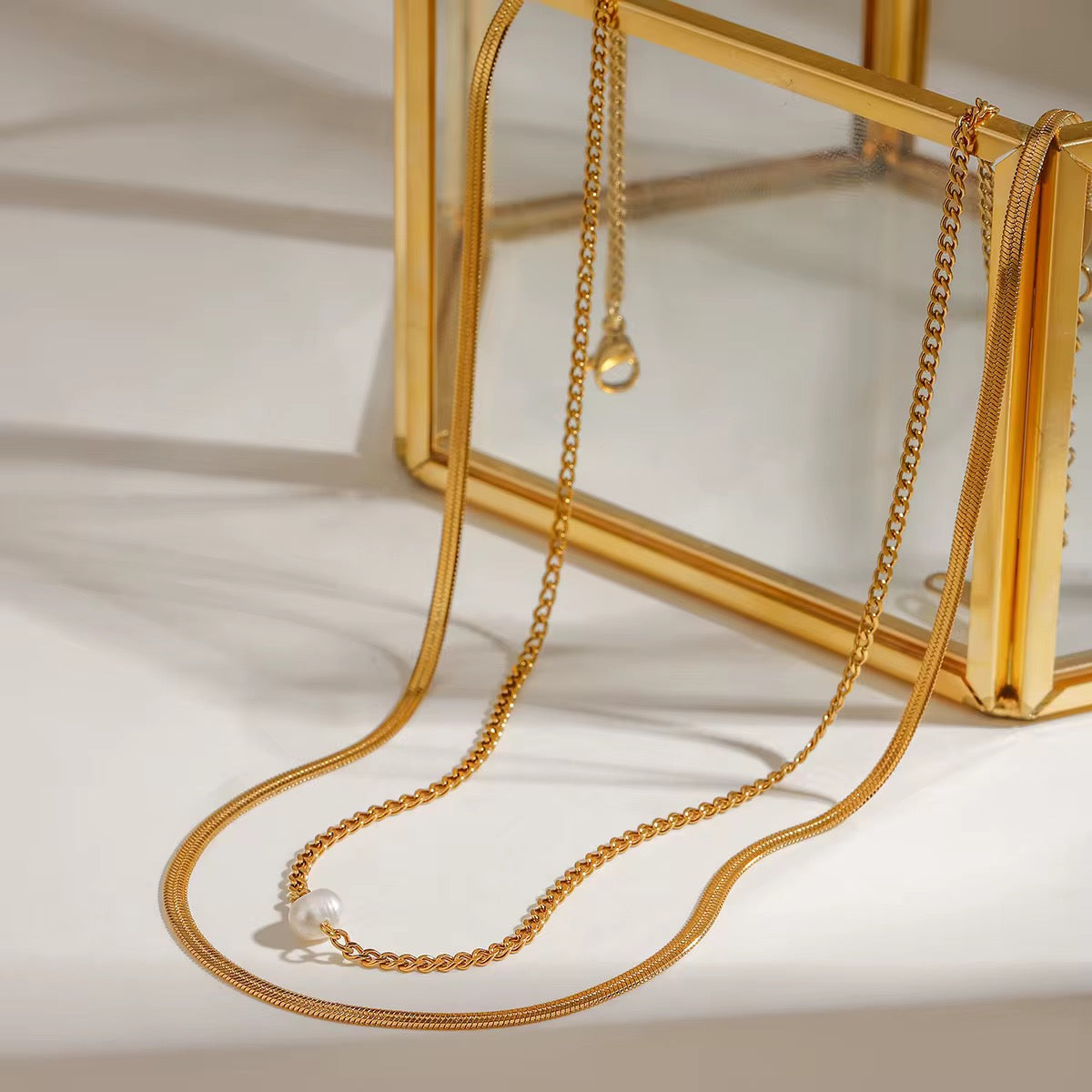 
                  
                    Pendant Layered Necklace Beach Australian Owned Boho And Mala Gold Plated Under Stainless Steel Statement Necklace Waterproof Tarnish-Free Earrings Everyday Boho Jewellery
                  
                