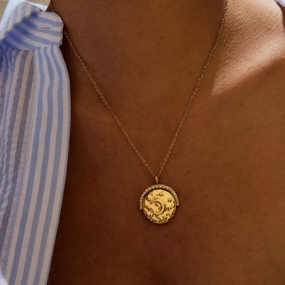 
                  
                    Pendant Necklace Beach Australian Owned Boho And Mala Gold Plated Under Stainless Steel Statement Necklace Waterproof Tarnish-Free Earrings Everyday Boho Jewellery
                  
                