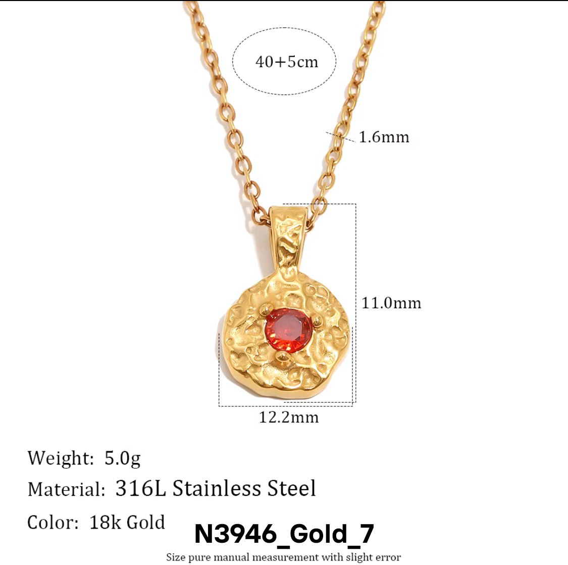 
                  
                    Gold Plated Stainless Steel Waterproof & Tarnish-Free Necklaces- Boho Jewellery For Everyday Wear (July)
                  
                