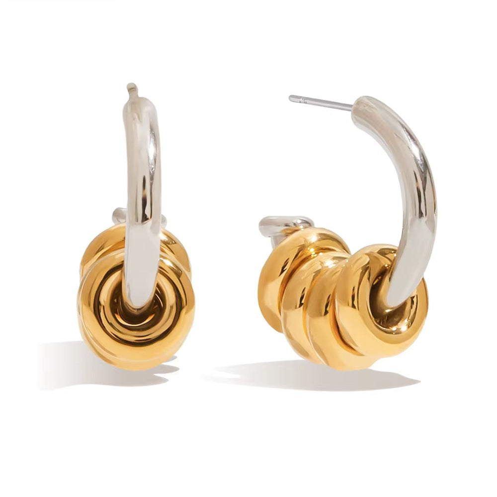 Australian Owned Boho And Mala Gold Plated Under Stainless Steel Statement Earrings Waterproof Tarnish Free Everyday Earrings Boho Jewellery