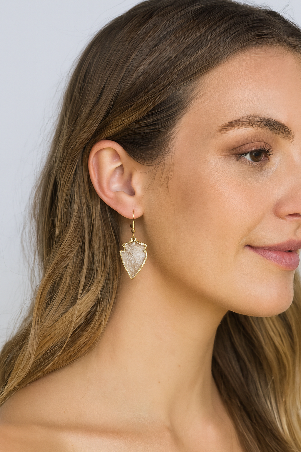 
                  
                    Gold Plated Natural Stone Statement Earrings- Boho Jewellery For Wild Souls
                  
                