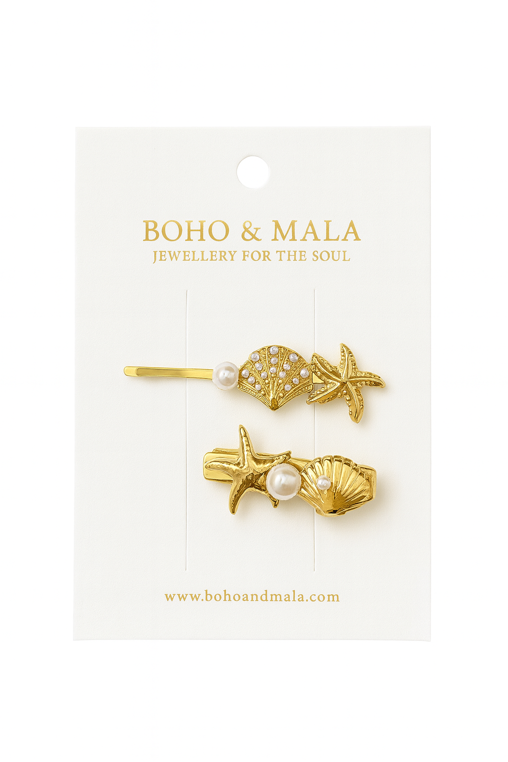 Boho & Mala Ocean Treasures Hair Clip Set