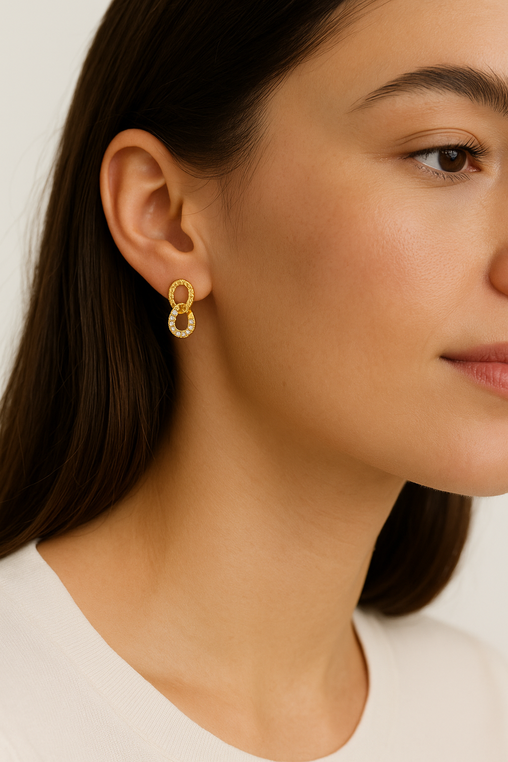 Gold Plated Statement Earrings- Boho Jewellery For Wild Souls