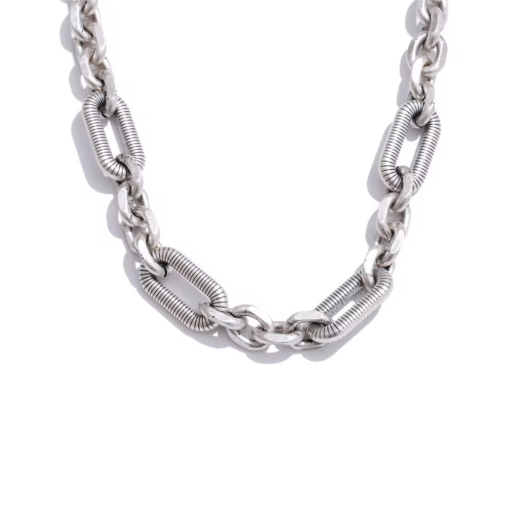 Men’s Stainless-Steel Thick Necklace 54cm