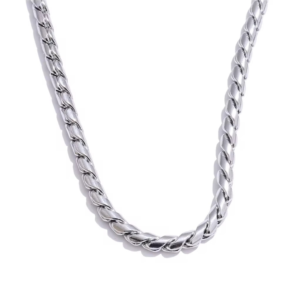 Men’s Stainless-Steel Thick Necklace 56cm