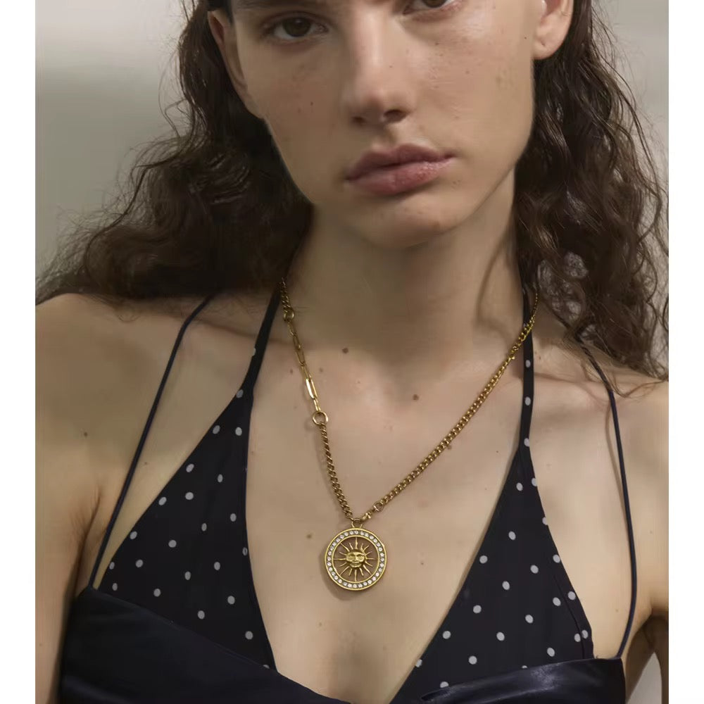 
                  
                    Gold Plated Stainless Steel Waterproof & Tarnish-Free Necklaces- Boho Jewellery For Everyday Wear
                  
                