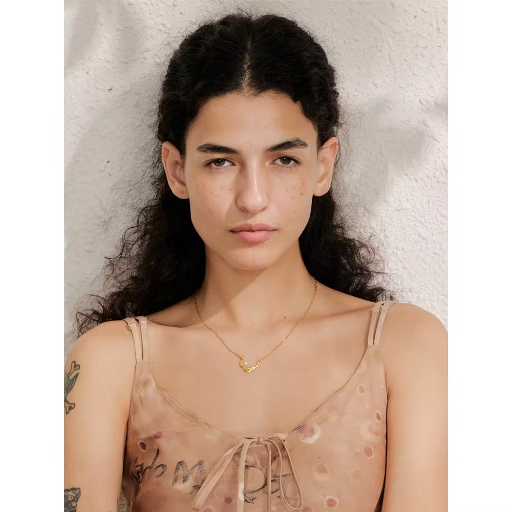 
                  
                    Gold Plated Stainless Steel Waterproof & Tarnish-Free Necklaces- Boho Jewellery For Everyday Wear
                  
                