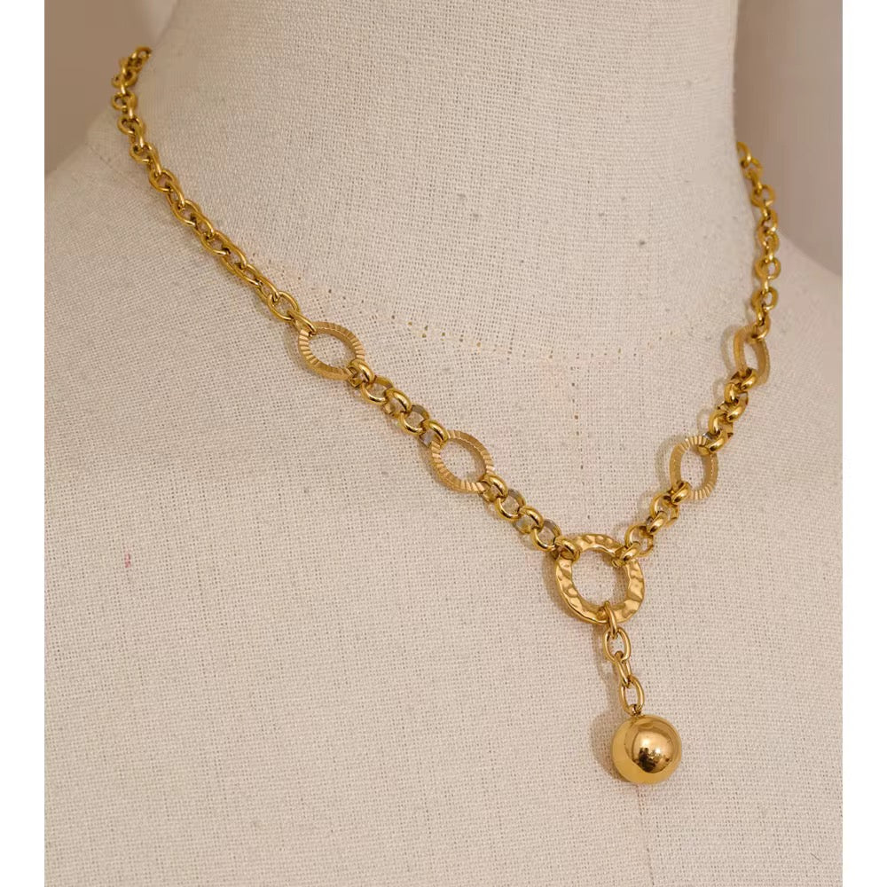 
                  
                    Gold Plated Stainless Steel Waterproof & Tarnish-Free Necklaces- Boho Jewellery For Everyday Wear
                  
                