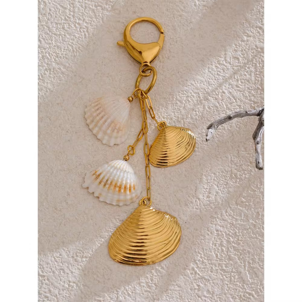
                  
                    Shell Charm Key Ring
                  
                