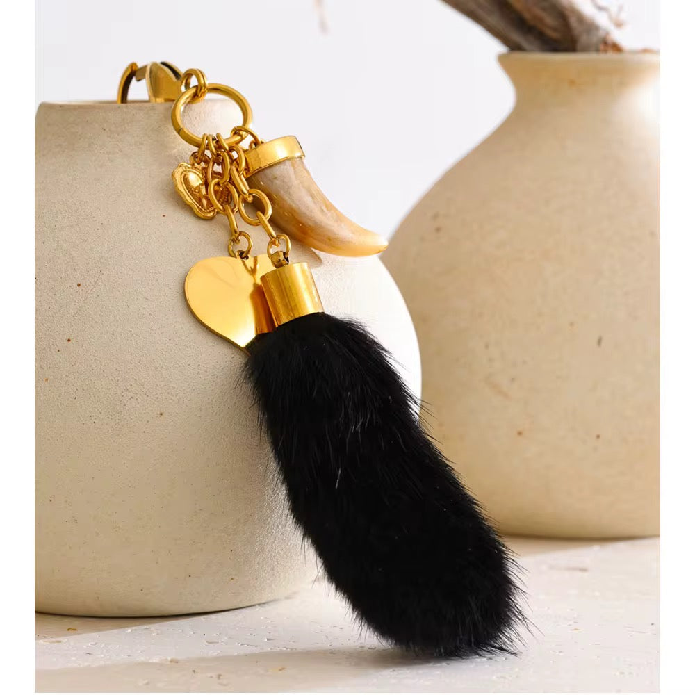 
                  
                    Fluffy Charm Key Ring
                  
                
