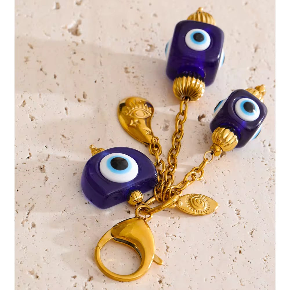 
                  
                    Evil Eye Charm Key Ring
                  
                